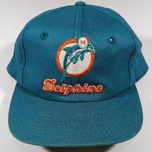 Vintage Miami Dolphins Hat Old Logo The Eastport By Starter Snapback 90s NFL